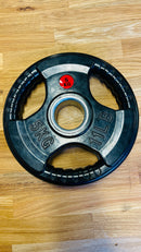 Full Set Of Rubber Coated Cast Iron Weight Plates (2.5kg–25kg, Pairs)