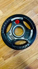 Full Set Of Rubber Coated Cast Iron Weight Plates (2.5kg–25kg, Pairs)