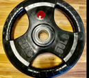 Full Set Of Rubber Coated Cast Iron Weight Plates (2.5kg–25kg, Pairs)