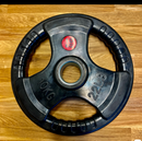Full Set Of Rubber Coated Cast Iron Weight Plates (2.5kg–25kg, Pairs)